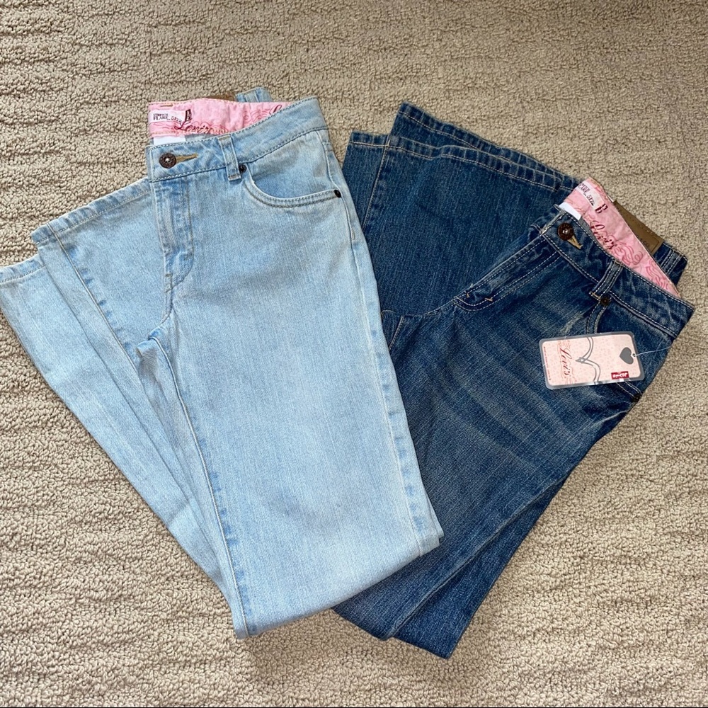 NWT girls Levi’s bootcut jeans 16 slim